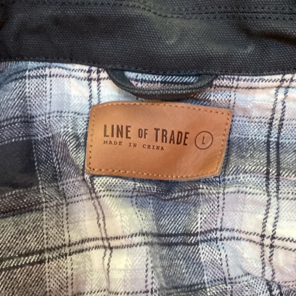 The Montana Flannel-Lined Canvas Trucker Jacket - Picture 3 of 3